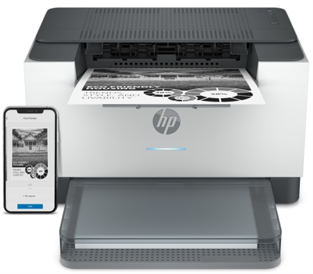 Фото HP LaserJet M211dw (A4, 600dpi, 29 ppm, 64 Mb, 1 tray 150, Duplex, USB2.0/WiFi/ Ethernet 10/100Base/Bluetooth/AirPrint, Cartridge 700 pages in box)