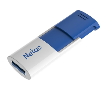 Фото Netac U182 Blue 16GB USB3.2 Flash Drive, retractable (replaced NT03U182N-016G-30BL)