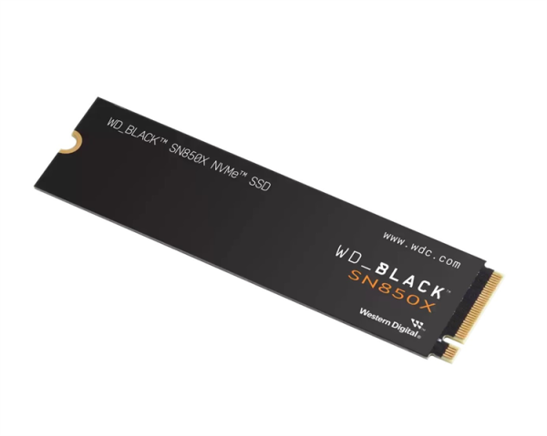 Фото Western Digital Black SN850X SSD M2.2280 PCIe 4.0 1Tb, 7300MBs/6300MBs, TBW 600, WDS100T2X0E, 1 year