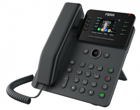 Фото Fanvil V62W (Замена X303W), 12 SIP-акк., 2,8", 320x240 Цвет. экран, POE, БП в комп., 2x1 Gbps, Wi-Fi 6, BT 5.4