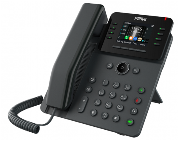 Фото Fanvil V62W (Замена X303W), 12 SIP-акк., 2,8", 320x240 Цвет. экран, POE, БП в комп., 2x1 Gbps, Wi-Fi 6, BT 5.4