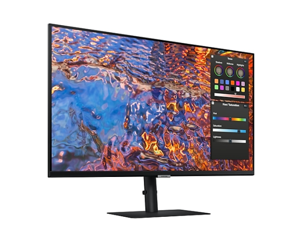 Фото Samsung 32" ViewFinity S8 S80PB S32B800PXI (IPS 16:9 3840x2160x60Hz 5ms 350cd 1000:1 178/178 1,07 bill; DP; HDMI; USB-C (90W); USB3.0x3 RJ45 HAS Tilt Swiv VESA Black