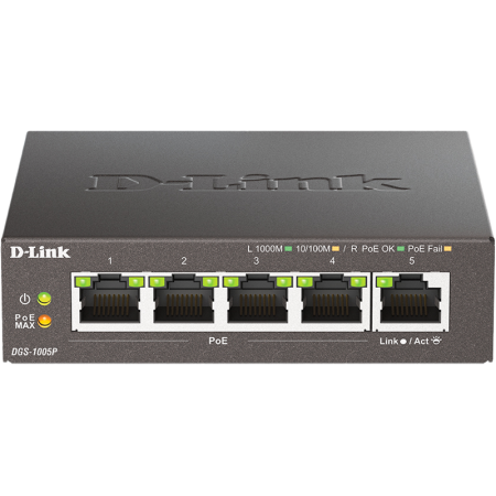 Фото D-Link DGS-1005P/B3A