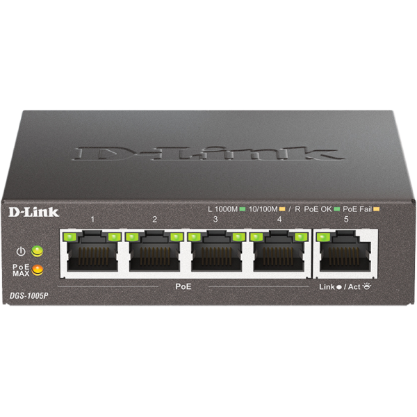 Фото D-Link DGS-1005P/B3A
