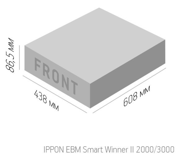 Фото Smart Winner II 2000/3000 батарейный модуль