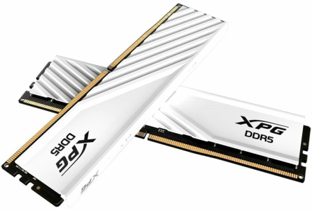 Фото ADATA LANCER BLADE DDR5 DIMM 32GB 6400MHz 2*16GB 32-39-39 1.4V WHITE DUAL TRAY