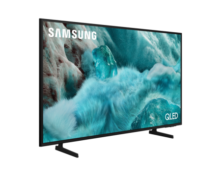 Фото Samsung QLED TV QE55Q7FAAUXRU, 55', QLED, 4K 3840x2160, 60Hz, Tizen Smart TV, 20W, Tuner (DVB-T2/C/S2, PAL,SECAM), HDMI, USB, CI+, Wi-Fi, BT, LAN, VESA 200x200, Black