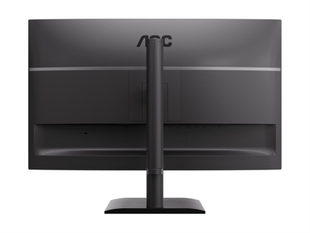 Фото 27" AOC 3840x2160 WLED 16:9 IPS 400cd, 1200:1, 20M:1, 4ms, 178°/178°, 2xHDMI, DP, USB hub: 4*USB3.2, USB-C(90W), RJ45, 60Hz, Speakers, Tilt, Height, Swivel, Pivot, VESA, Internal, Black, 3y