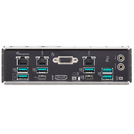 Фото ASUS PRO WS W880-ACE SE, W880, LGA1851, 4*DDR5, 4*SATA, 4*M.2, 1*USB 3.2, 6*USB 2.0, Type-C, 3*PCIx16, HDMI+VGA, ATX; 90MB1KV0-M0EAY0