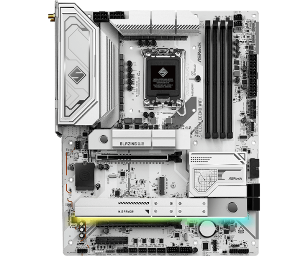 ASROCK Z890 STEEL LEGEND WIFI, LGA1851, Z890, 4*DDR5, 4*SATA, 4*M.2, 6*USB 3.2, 2*USB 2.0, 2*Type-C, 2*PCIx16, 1*PCIx4, 1*M.2 (Key E), HDMI, ATX