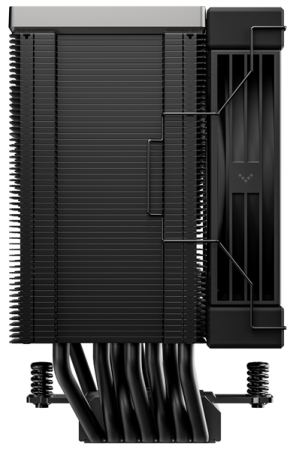 Фото DEEPCOOL AK700 DIGITAL NYX LGA1851/1700/1200/115X/AM5/AM4 (9шт/кор, TDP 260W, PWM, Fan 120mm, 7 тепл. трубок, Copper Base, черный) RET (R-AK700-BKNNMN-GJD-1)