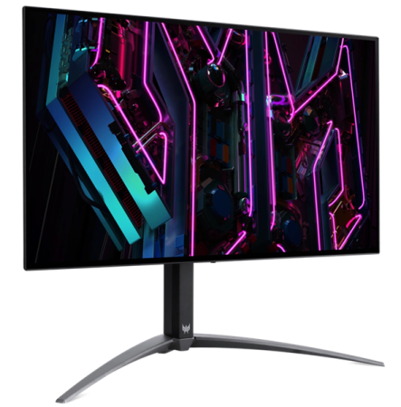 Фото Acer Predator X27Ubmiipruzx 26,5" OLED 2560x1440 240 Hz1 000cd/m 20,01 / 0,03ms 2xHDMI + 1xDP + 1xType-C(90W) + Audio out + USB 3.2x2+USB-B +Speaker 5Wx2150 H.Adj Pivot