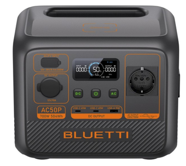 Фото Bluetti Premium 50 (AC50P) Portable Power Station, 700W/504Wh, LiFePO4, 6,87kg