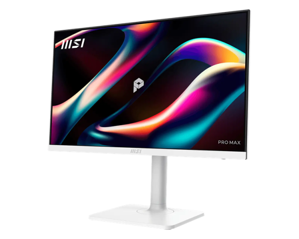 Фото MSI PRO MAX 271PHW E14 27" 16:9 FHD(1920x1080) IPS Flat,4ms(GTG),1500:1,100M:1,300nit,HDMI,DP,2xUSB Type-A,USB Type-B,USB Type-C,Speaker,Tilt,Swivel,Height,Pivot,144Hz,White,1y w-ty