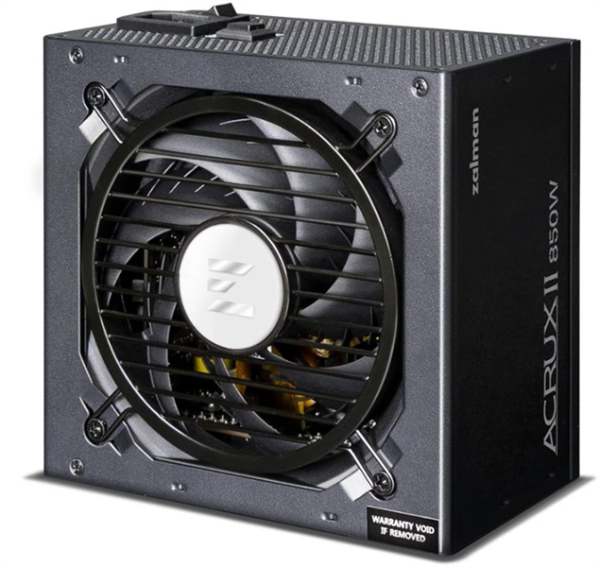 Фото Zalman ZM850-ARX2, 850W, ATX12V v3.1, APFC, 12cm Fan, 80+ Platinum Gen5.1, Full Modular, Retail