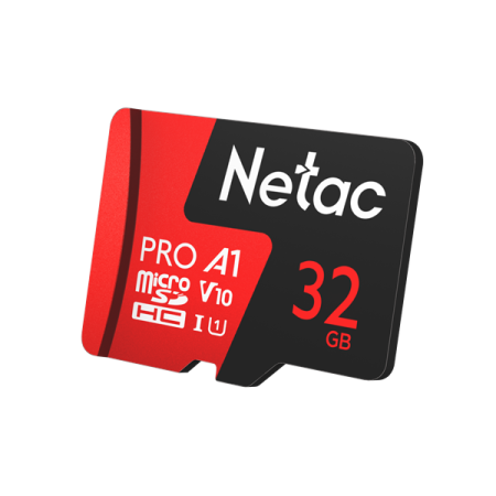 Фото Netac P500 Extreme PRO 32GB MicroSDHC V10/A1/C10 up to 100MB/s, retail pack card only