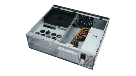 Фото Slim Case InWin CK709 Black 300W PM-300TFX 80+ Bronze U3*2+U2*2+A(HD)+FAN+ intrusion switch Micro-ATX, mini-ITX