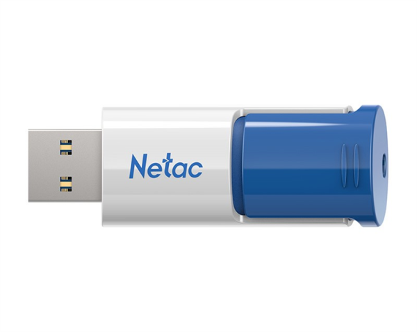 Netac U182 Blue 16GB USB3.2 Flash Drive, retractable (replaced NT03U182N-016G-30BL)