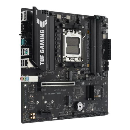 Фото ASUS TUF GAMING A620AM-PLUS, AM5, A620A, 4*DDR5, 4*SATA, 2*M.2, 2*USB 3.2, 4*USB 2.0, 1*PCIx16, 1*PCIx1, 2*DP+HDMI, mATX;