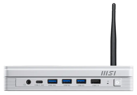 Фото MSI Pro DP10 A14MG Mini Core i5-13500 (2.5GHz), 8Gb(8*1) DDR5 SO-DIMM, 512GB SSD M.2, Intel Graphics, noDVD, WiFi, BT, 120W, noOS, 1y war-ty, White