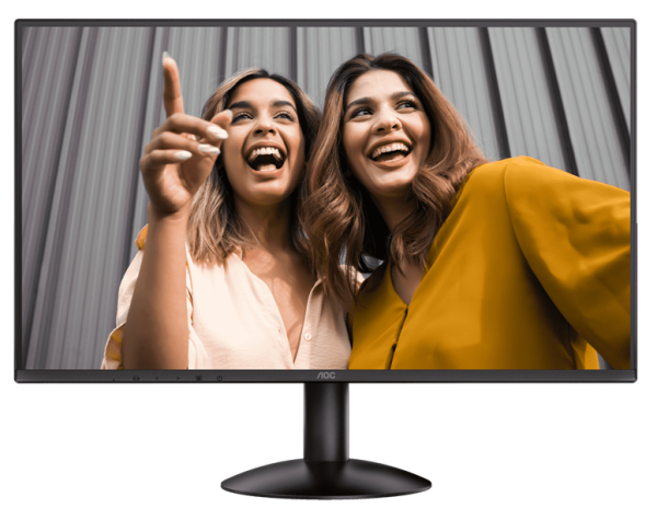 23,8" AOC 1920x1080 WLED 16:9 IPS 300cd, 1500:1, 20M:1, 4ms, 178°/178°, VGA, HDMI, 120Hz, Tilt, VESA, External, Black, 3y