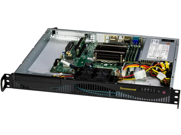 Supermicro SuperServer 1U 511R-ML 1xE-2486/ 1x32Gb/ 1x480GB SATA/SFT-DCMS-Single