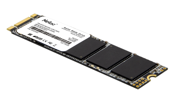 Фото Netac SSD N535N 128GB M.2 2280 SATAIII 3D NAND, R/W up to 510/440MB/s, TBW 70TB, 3y wty