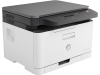 Фото HP Color Laser MFP 178nw (p/c/s, A4, 600dpi, 18(4ppm),128Mb,USB 2.0/ Wi-Fi/Eth10/100,AirPrint, 1tray 150,1y warr, cartridges 700b &500cmy pages in box,repl. SL-C480W) (4ZB96A#B19)