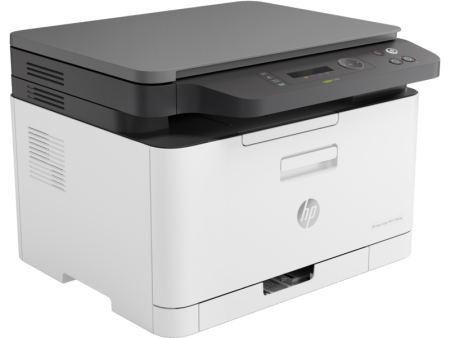 Фото HP Color Laser MFP 178nw (p/c/s, A4, 600dpi, 18(4ppm),128Mb,USB 2.0/ Wi-Fi/Eth10/100,AirPrint, 1tray 150,1y warr, cartridges 700b &500cmy pages in box,repl. SL-C480W) (4ZB96A#B19)
