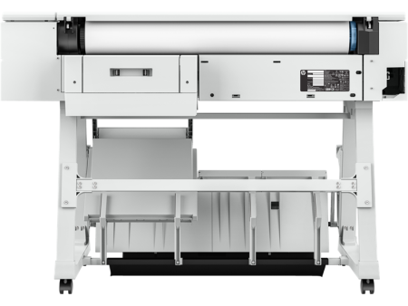 Фото HP DesignJet T950 MFP (p/s/c, 36",4color,2400x1200dpi,2Gb,21spp A1, 120 A1 p/hr, max roll d 140mm, GigEth/Wi-Fi,stand,media bin,rollfeed,sheetfeed,tray50 (A3/A4),autocutter,40 sheet L.F. Stacker,whit