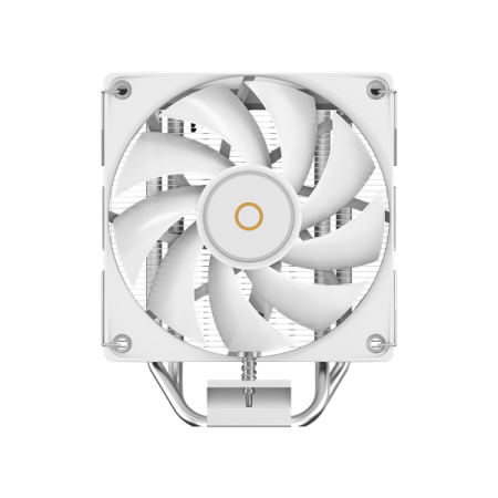 Фото Ocypus Delta A40 SE WH Dual Fan ARGB, 2x120mm ARGB FAN, Top ARGB Panel, 4 HEAT PIPES, 4-PIN PWM, 800-1800 RPM, 31DBA, HYDRO BEARING, LGA115X/1200/1700/18XX, AM4/AM5
