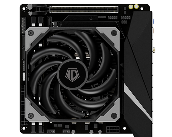 Фото ID-COOLING IS-50X V3 LGA1700/1200/115X/AM5/AM4 низкопрофильный высота 56mm (27шт/кор, TDP 130W, PWM, 5 тепл.трубки прямого контакта, FAN 120mm, черный) BOX