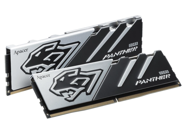 Apacer DDR5 32GB 5200MHz DIMM Panther Gaming Memory CL40 1.25V Kit (2x16GB) (Retail) 2048*8 Heat Sink (Retail) 3 years (AH5U32G52C5227BAA-2)