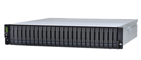 Фото Infortrend JBOD 2U/25bay (GS) dual redundant controller expansion enclosure 8x 12Gb SAS ports, 2x(PSU+FAN module),25xdrive trays,2x12G to 12 G SAS cables,1xRackmount kit (JB 3025RBA)