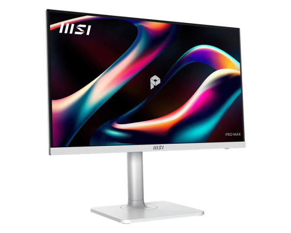 Фото MSI PRO MAX 271PHW E14 27" 16:9 FHD(1920x1080) IPS Flat,4ms(GTG),1500:1,100M:1,300nit,HDMI,DP,2xUSB Type-A,USB Type-B,USB Type-C,Speaker,Tilt,Swivel,Height,Pivot,144Hz,White,1y w-ty