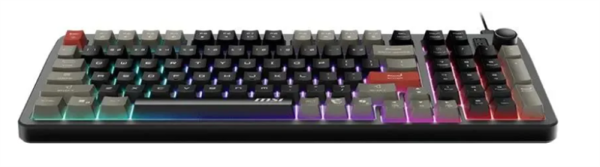 Фото Keyboard MSI FORGE GK110, Wired, membrane Keyboard, multi-colour LED backlighting, 26 Key Anti-ghosting Capability, Black