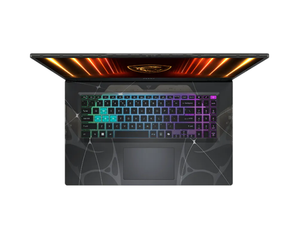Фото MSI Cyborg 17 B2RWGKG Core 7-240H 17.3" FHD (1920*1080),144Hz DDR5 16GB ,1TB SSD,NV RTX 5070 (8GB GDDR7),55.2Whr,2,5kg,DOS,1y,Translucent Black