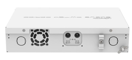 Фото MikroTik Cloud Router Switch 112-8P-4S-IN with QCA8511 400Mhz CPU, 128MB RAM, 8xGigabit LAN with PoE-out, 4xSFP, RouterOS L5, desktop case, PSU