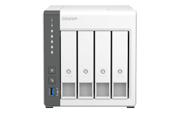 Фото QNAP CHANNEL QC 2GhzCPU/4Gb/upto 4HDD, upto 12 with TL-D800C/SATA(3,5'')/ 1xUSB3.2 2xUSB2.0/1x1GbE 1x2,5GbE/iSCSI/1xPS/2YW D4 (REV. C)