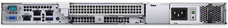 Фото DELL PowerEdge R250 1U/ 4LFF cab./ E-2314/ 1x16Gb UDIMM/PERC S150/1x2Tb SATA HDD/ 2xGE/noDVD/Bezel/iDRAC9/TPM/SlidingRails/1x450W/1YWARR