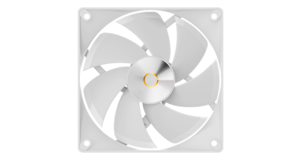 Фото Ocypus Delta F12 WH, 120x120x25mm, 4-PIN PWM, 500-2000 RPM, 29 DBA MAX, HYDRO BEARING