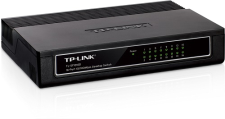 Фото TP-Link TL-SF1016D, 16-Port 10/100 Mbps Desktop Switch