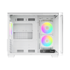 Фото Ocypus Iota C50 WH Curve ARGB Digital, MATX, Type-C*1, USB3.0*2, REAR 1x120mm ARGB, MB SIDE 2x120mm ARGB