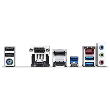 Фото GIGABYTE B760M DS3H GEN5, LGA1700, B760, 4*DDR5, 4*SATA, 2*M.2, 3*USB 3.2, 2*USB 2.0, Type-C, 1*PCIx16, 2*PCIx1, D-Sub+HDMI+2*DP ,mATX