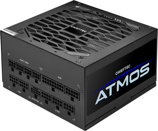 Фото Chieftec Atmos CPX-750FC (ATX 3.0, 750W, 80 PLUS GOLD, Active PFC, 135mm fan, Full Cable Management, Gen5 PCIe) Retail