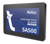 Фото Netac SSD SA500 256GB 2.5 SATAIII 3D NAND, R/W up to 520/450MB/s, TBW 120TB, 3y wty