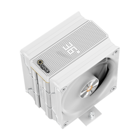 Фото Ocypus Iota A40 WH Dual Fan, 2x120mm FAN, Display Panel, 4 HEAT PIPES, 4-PIN PWM, 500-2000 RPM, 29DBA, FDB, LGA115X/1200/1700/18XX, AM4/AM5