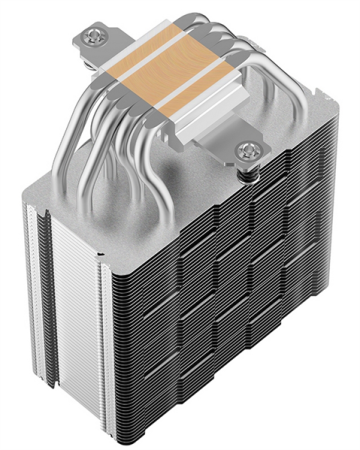 Фото DEEPCOOL AG500 LGA1700/1200/115X/AM5/AM4 (12шт/кор, TDP 240W, PWM, Fan 120mm, 5 тепл. Трубок, черный) RET (R-AG500-BKNNMN-G)