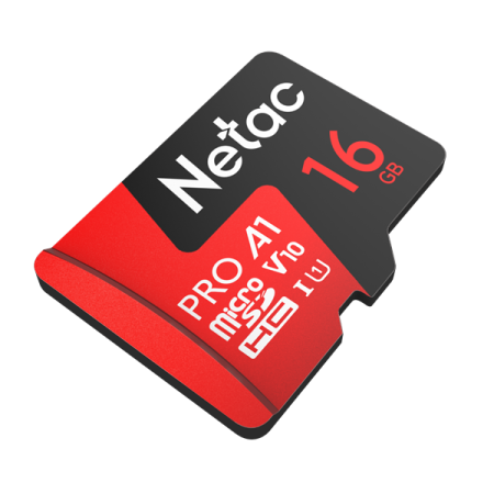 Фото Netac P500 Extreme PRO 16GB MicroSDHC V10/U1/C10 up to 100MB/s, retail pack with SD Adapter