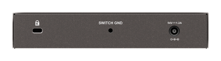 Фото D-Link Неуправляемый PoE-коммутатор, 8x1000Base-T (4x1000Base-T PoE), PoE-бюджет 80 Вт, корпус металл